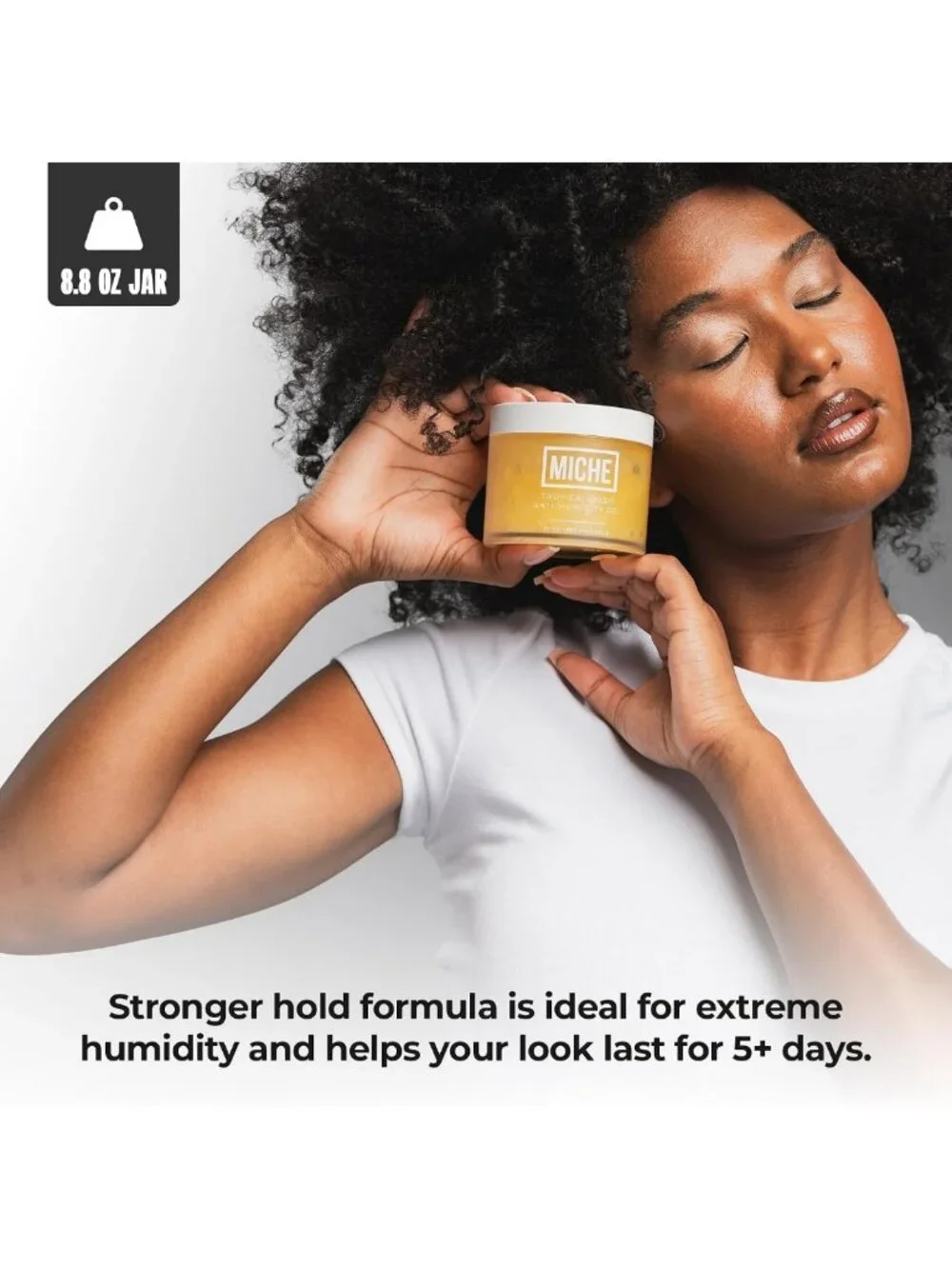 Frizz-Free Strong Hold Hair Gel for All Curl Types - Anti-Humidity, 8.8 oz